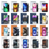 Layar LCD HP Soft OLED untuk iPhone Xs Max 11 12 13 14 15 16 Pro Max Gx Hard OLED Pengganti Layar Grosir
