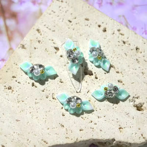 Dijes <span class=keywords><strong>de</strong></span> Lujo para Decoración <span class=keywords><strong>de</strong></span> <span class=keywords><strong>Uñas</strong></span>, Flores 3D <span class=keywords><strong>de</strong></span> Resina, Dijes Modernos para Decoración <span class=keywords><strong>de</strong></span> <span class=keywords><strong>Uñas</strong></span>, Accesorios <span class=keywords><strong>de</strong></span> Manicura - Product Image 4