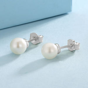 Boucles <span class=keywords><strong>d</strong></span>'oreilles en perles <span class=keywords><strong>de</strong></span> <span class=keywords><strong>culture</strong></span> <span class=keywords><strong>d</strong></span>'eau douce véritable, argent sterling 925 plaqué or 14 carats, cadeau pour femme, perles 4A sélectionnées à la main, bijoux - Product Image 3