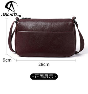 กระเป๋าหนังวัวแท้ AndoBag สำหรับผู้ชาย กระเป๋าสะพายข้างลำลอง กระเป๋าถือสะพายไหล่แฟชั่นสำหรับทำงานและกิจกรรมกลางแจ้ง รุ่น 6212 - Product Image 2