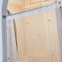 Nouveau Style porte rideau avec grande perle mariage toile de fond rideaux pour arc fête scène cérémonie fond décoration