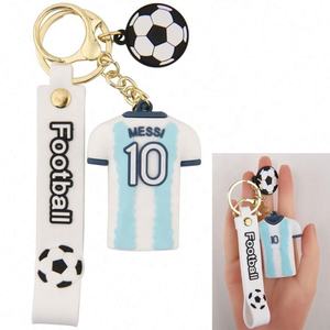 Llavero <span class=keywords><strong>de</strong></span> <span class=keywords><strong>Messi</strong></span>, Llavero <span class=keywords><strong>de</strong></span> Fútbol 3D, Llavero Personalizado con Camiseta - Product Image 3