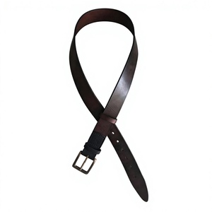 BS INTERNATIONAL <b>Belt</b> Template Black Color 100% Cow Hide Vintage Style Steel <b>Buckle</b> Eco Friendly Handmade Custom Logo Printed - Product Image 6