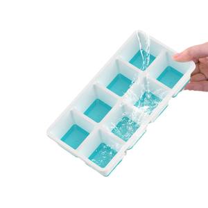 Molde para Cubitos de Hielo de 8 Cubos, Éxito de Ventas Transfronterizo, Molde de Plástico de Fácil Desmoldeo para Hacer tus Propios Cubitos de Hielo y Paletas - Product Image 4