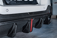 Diffuseur arrière en carbone sec premium, kit carrosserie aérodynamique pour BMW Série 8 M8 840i 4 portes