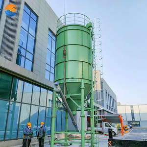 निर्माण मशीन कारखाने 30t 50t 60 t 80t 100t बोल्ट प्रकार ऊर्ध्वाधर छोटे सीमेंट सिलो 60 टन सीमेंट टैंक - Product Image 1