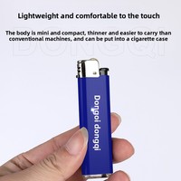 Briquet à roue à silex moderne en plastique rechargeable avec logo personnalisé pour cigarettes - Vente en gros