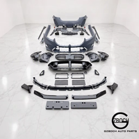 Kits de Carrocería G60 M5 para BMW Serie 5 G60 G68, Kit de Piezas de Carrocería M5, Parrilla LED, Faldones Laterales, Difusor de Parachoques Delantero y Trasero M5