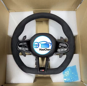 Volante de Cuero Completo Resistente con Botones de Control Múltiple, Compatible con <span class=keywords><strong>Toyota</strong></span> Prius Axio Cross <span class=keywords><strong>Hybrid</strong></span>, Piezas de Mejora para Automóviles - Product Image 5