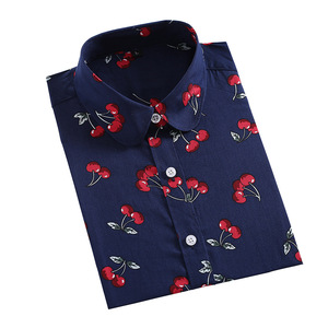 Chemisier à manches longues pour femmes, Vintage, à fleurs, col rabattu, à carreaux, été - Product Image 4