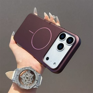 เคสแม่เหล็กแบบบางพิเศษคุณภาพสูงสำหรับ iPhone 17 Pro Max 14 15 16 Plus 17Air พร้อมปุ่มโลหะ ป้องกันแรงกระแทก ฝาหลังแข็ง - Product Image 6