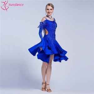 L-17116 Nouvelle Mode Adulte Latine Stage Compétition Costumes Sexy Robe Latine Costumes de <span class=keywords><strong>Danse</strong></span> Pour Adultes - Product Image 5