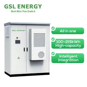 GSL energia 215kwh stoccaggio di energia industriale commerciale ad alta tensione industriale e commerciale contenitore per batterie di accumulo di energia