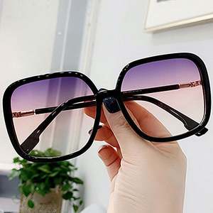 Nouveautés 2020, lunettes de soleil vintage personnalisées pour hommes et femmes, verres dégradés, UV400, lunettes de soleil carrées surdimensionnées - Product Image 4