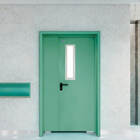 Porte coulissante hermétique en acier pour hôpital, design moderne, automatique, pour salle blanche médicale et atelier - Ventes directes usine