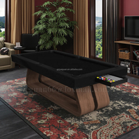 Américain 6ft 7ft 8ft 9ft Combo Game Table Snooker & Dining Billard Table de Billard