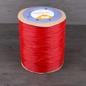 Custom colored red anti-aging not easy to break jewelry making tpu DIY elastic beading cord