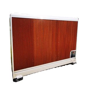 Coussin de refroidissement en <span class=keywords><strong>nid</strong></span> <span class=keywords><strong>d</strong></span>'<span class=keywords><strong>abeille</strong></span> avec rideau humide intégré dans un cadre en alliage <span class=keywords><strong>d</strong></span>'aluminium pour les fermes <span class=keywords><strong>d</strong></span>'aquaculture en serre - Product Image 6