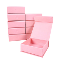 Caja de Joyería Magnética Personalizada con Forma de Libro, Hecha con Materiales Reciclados, Caja de Regalo Reciclable para Aretes y Collares