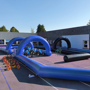 Nouvelle piste de course gonflable d'extérieur conçue pour le divertissement gonflable, technologie de pointe, garantie de satisfaction pour tous les pilotes - Product Image 3