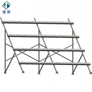 Nhôm trên mái nhà <span class=keywords><strong>PV</strong></span> mô-đun gạch gắn hệ thống quang điện năng lượng mặt trời bảng điều khiển cấu trúc kệ - Product Image 2