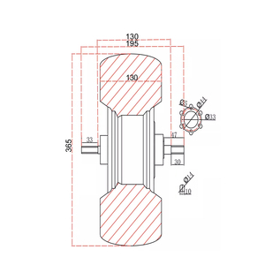 Bộ điều khiển chống nước, động cơ mô-tơ không chổi than 350W, bánh xe 14.5 inch, kho hàng EU, dành cho xe câu cá điện - Product Image 3