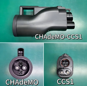 Adaptateur de charge EV CHAdeMO vers CCS1 pour <span class=keywords><strong>Chevrolet</strong></span> Bolt Ford Mustang <span class=keywords><strong>Mach</strong></span> <span class=keywords><strong>E</strong></span> Chargeur rapide DC japonais portable IP65 - Product Image 2