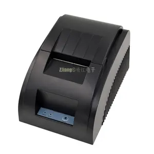 2024 Pure Color Desktop Tabletop Receipt Printer for Office Commerce Use Direct Thermal Print Usb Bluetooth Ethernet Interface