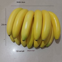 Kunstmatige bananen, plantain-trossen, voedselrekwisieten, fruitmodellen - sinaasappel, citroen, watermeloen, appel, afkomstig uit China, bruiloften, relatiegeschenken