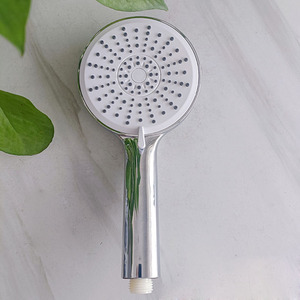 หัวฝักบัว Royal Stan 12 ซม. แบบ 5 ระดับความเร็ว สีเงิน รูใหญ่ แบบพกพา ติดตั้งง่ายด้วยมือ - Product Image 1