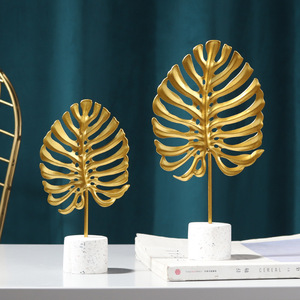 Décoration d'intérieur nordique moderne, accessoires de luxe pour la <span class=keywords><strong>maison</strong></span>, Table, salon, or, nouvelle collection - Product Image 2