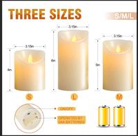 Bougie électronique sans flamme Oshine Moving Flame, rechargeable, télécommande, simulation de flamme, décoration de fête de dîner, bougies LED