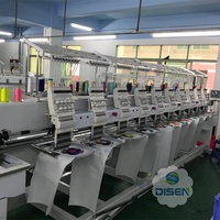 Machine à broder informatisée Tajima 10 têtes, 12 aiguilles, nouvelle, pour usage domestique, changement de couleur automatique, découpe laser, moteur, garantie 3 ans