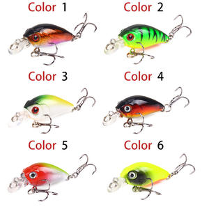 Señuelo Minnow 4.5cm/3.8g Rocker Pequeño y Grueso de Material ABS, Cebo Duro con Anzuelos para Barbel Blanco y Lubina de <span class=keywords><strong>Boca</strong></span> <span class=keywords><strong>Grande</strong></span>, Aparejos de Pesca - Product Image 5