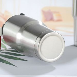 Gobelet isotherme en acier inoxydable de 30 oz avec couvercle à paille rabattable, tasse de voyage à double paroi sous vide, tasse de voiture anti-fuite - Product Image 2