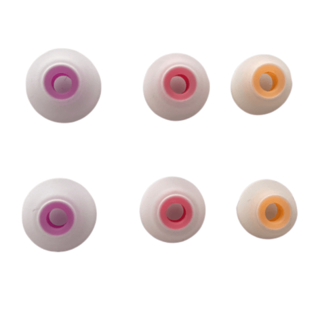 SHT Eco-Friendly Soft Silicone Dual-color Ear Tips-Replacement & Customizable