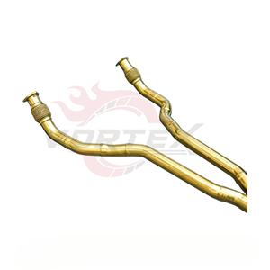 Tubería de Alto Rendimiento Vortex de Acero Inoxidable para Audi RS5 B8 4.2L con Conjuntos de Modificación de Boquillas Laterales con Doble Válvula Eléctrica - Product Image 3