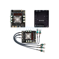 ZK-HT22 2.1 canaux TDA7498E BT 5.1 Module amplificateur de puissance numérique Subwoofer à tonalité haute et basse classe D AMP 160WX2 + 220W