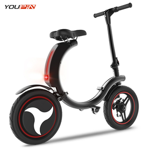 Bicicleta Eléctrica Plegable de 14 Pulgadas, 36V 350W, Diseño de Primera Calidad, para Ciudad y Ocio, con Motor Trasero, Resistente al Agua IP76, Alcance de 32 km, Cuadro de Aleación de Aluminio, Certificación CE - Product Image 1