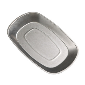 Stainless Steel Tray Rectangular For Hotel Food Coffee Tea Service Solid Color ASTM Standard - Product Image 1