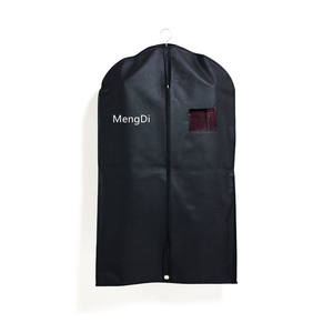 Housse de costume non tissée avec fenêtre transparente en PVC et fermeture éclair, idéale pour l'affichage en magasin, housse de vêtement en gros - Product Image 6