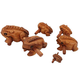 Houten Kikker Kwaken <span class=keywords><strong>Instrument</strong></span> Pad <span class=keywords><strong>Instrument</strong></span> Percussie <span class=keywords><strong>Instrument</strong></span> Gesneden Kikker Pad Ambachtelijke Ornamenten Lucky Kikker - Product Image 2