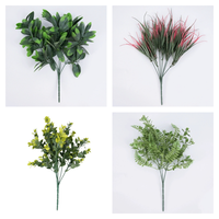 LO-138 Vente en gros de buissons artificiels verts avec certification ignifuge B1 pour les halls d'hôtel et la décoration d'événements