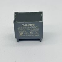 Condensateur à film CBB61 2,5µF 3µF 250VAC 450VAC avec broche pour ventilateur centrifuge de climatiseur Certifié CQC/TUV/VDE 0,5-30F