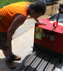 Machine à moulage de colonnes en béton prédécoupées, tige en h, pour la fabrication de clôture, béton - Product Image 6
