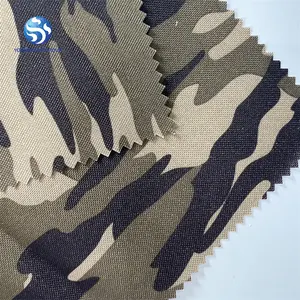 Impresión digital de fábrica Poliéster Precio barato 600D camuflaje Tela Oxford Revestimiento de PU bolsas/tienda usadas