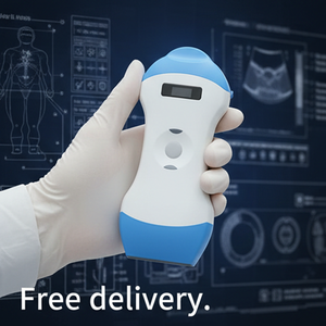 Ultrassom <span class=keywords><strong>Doppler</strong></span> Veterinário Sem Fio com Sonda Microconvexa/Linear de Cabeça Dupla e 128 Elementos, Tipo <span class=keywords><strong>Doppler</strong></span> Colorido - Product Image 1