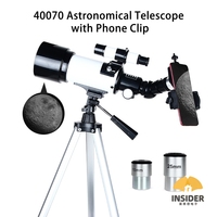 Telescopio Monocular Reflector Astronómico Profesional para Exteriores 40070 con Zoom y Trípode