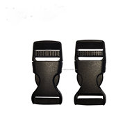 Boucle de ceinture en plastique légère et durable de 10 mm/15 mm/20 mm/25 mm, accessoires professionnels pour sacs, boucle à dégagement rapide, cordon de fixation latérale