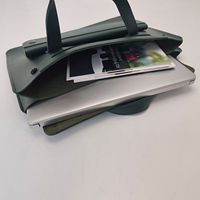 Oybp-616 sac à main de bureau à la mode avec logo personnalisé sacs pour ordinateur portable en cuir artificiel sacoche pour ordinateur portable avec manche